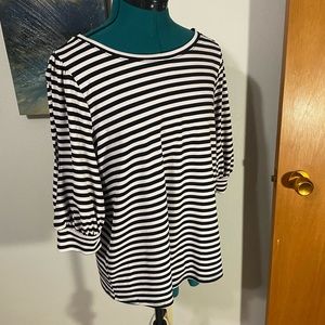 NWT long sleeve striped top